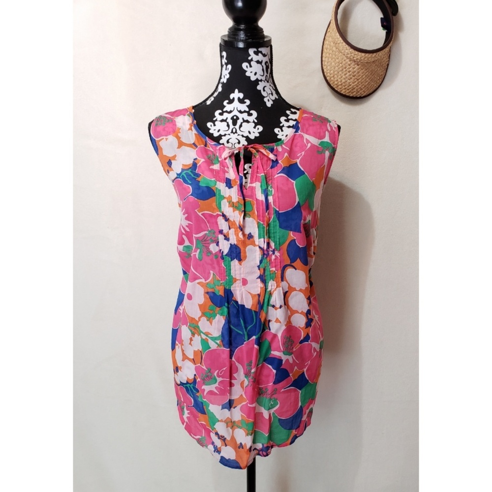 Talbots | Floral Print Sleeveless Blouse Top